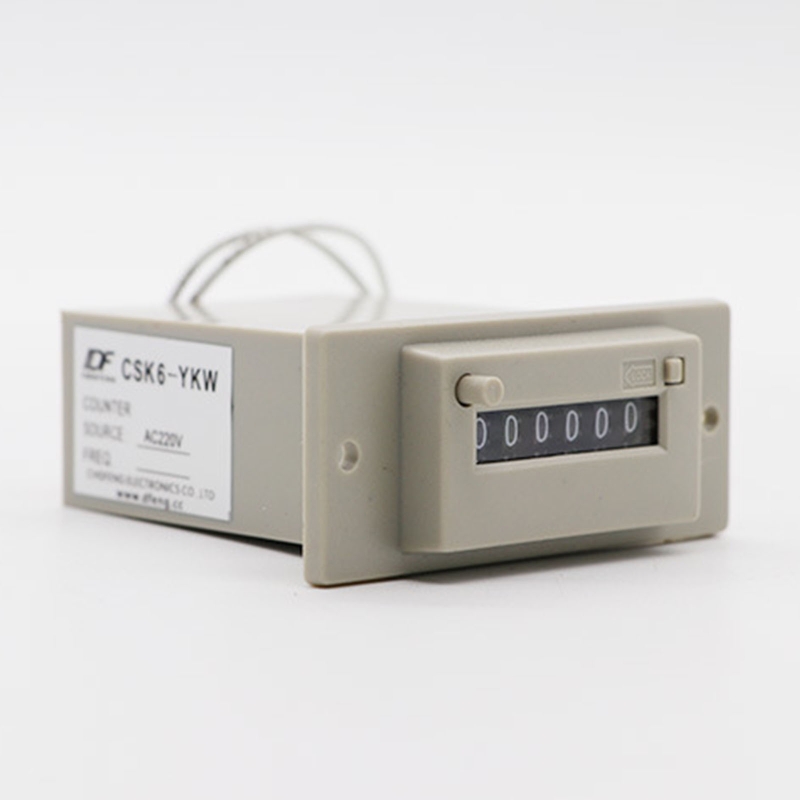 6 Digit Electromagnetic Pulse Counter DC 3.5W AC3W 200 Million Times AC220V / AC110V / DC24V / DC 12V