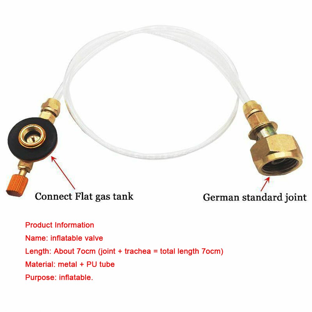 Al aire libre Camping estufa propano recarga de acoplador de tanque de cilindro plano botella de adaptador de Gas accesorios de carga