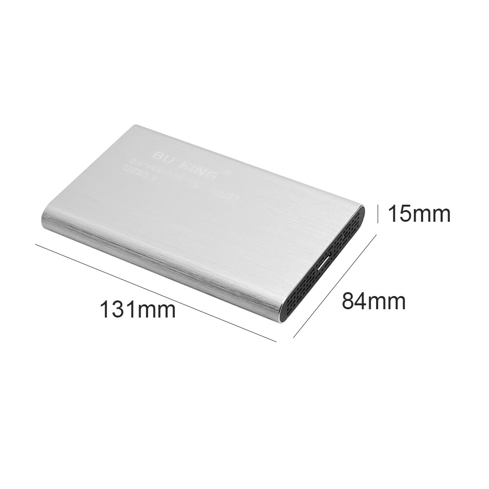 YD0011 Draagbare Externe Harde Schijf Usb 3.0 2.5 Inch Hhd Aluminium Shell Ronde Edge 160Gb 120Gb 80Gb 60Gb 40Gb Voor Pc Desktop Lap