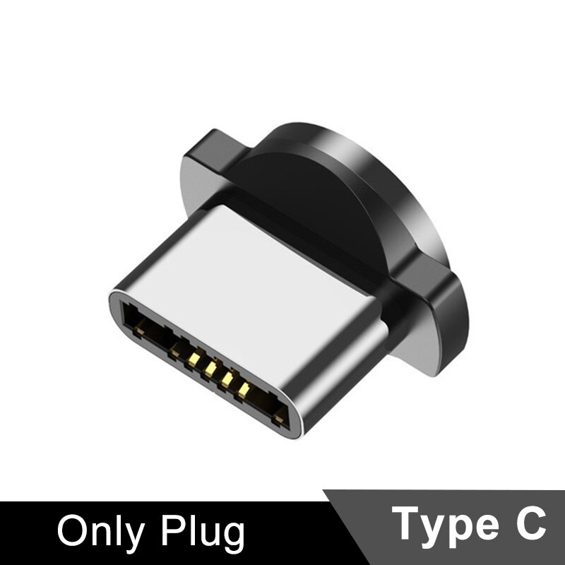 USLION Neue 540 ° Magnetische USB Kabel Stromer LED Ladung Typ C Kabel Ladegerät Mikro magnetisch Telefon USB Kabel Für iPhone Samsung: Pro Typ C Stecker