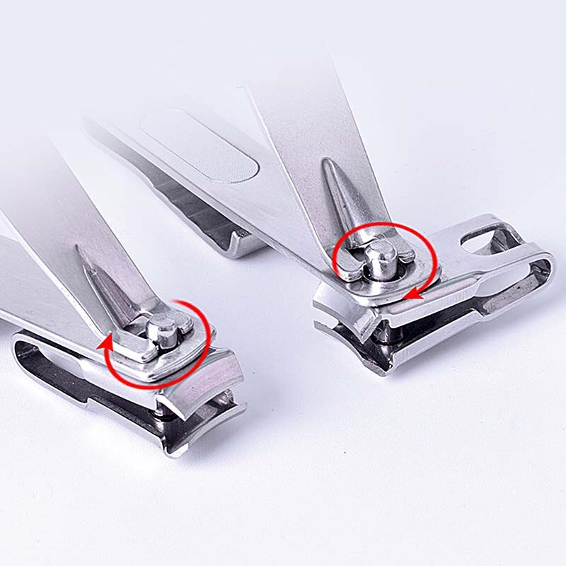 1PC Nail Clippers Stainless Steel Nail Cutter Clippers Manicure Beauty Tool Nail Cutter Pedicure Finger Toe Scissors NT96