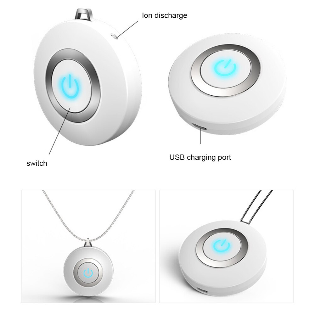 Luftreiniger Usb Tragbare Persönliche Tragbare Halskette Negativ Ionisator Anion Luft Reiniger Lufterfrischer