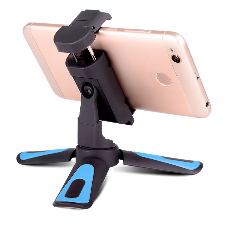 XILETU 360 Rotation Vertical Shooting 2 in 1 Mini Tripod Phone Mount Holder for iPhone Max Xs X 8 7 Plus Samsung S8 S9 Piexl 2 3: Blue