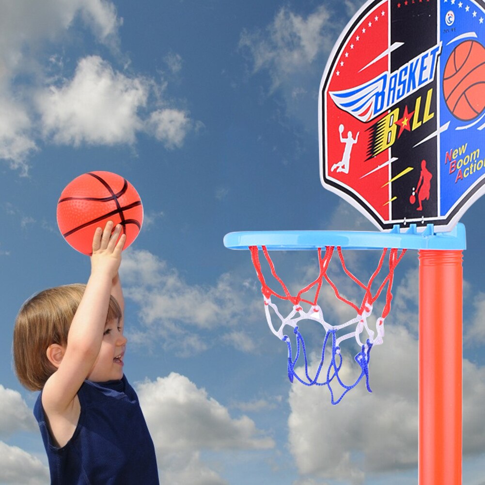Kinderen Basketbal Spelen Set Outdoor Sport Verstelbare Stand Mand Holder Hoop Doel Game Mini Indoor Kids Yard Game Boy Speelgoed