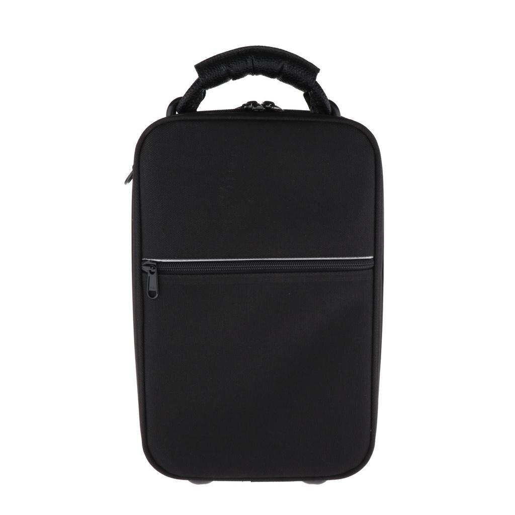 Black Clarinet Artificial Leather Carrying Case Gig Bag Handbag Backpack