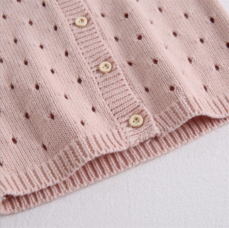 Weiche atmungsaktive Baby junge/mädchen jacke sommer kurzarm neugeborene Baby Mantel dünne strick outwear für freundlicher kleidung Spitzen mädchen