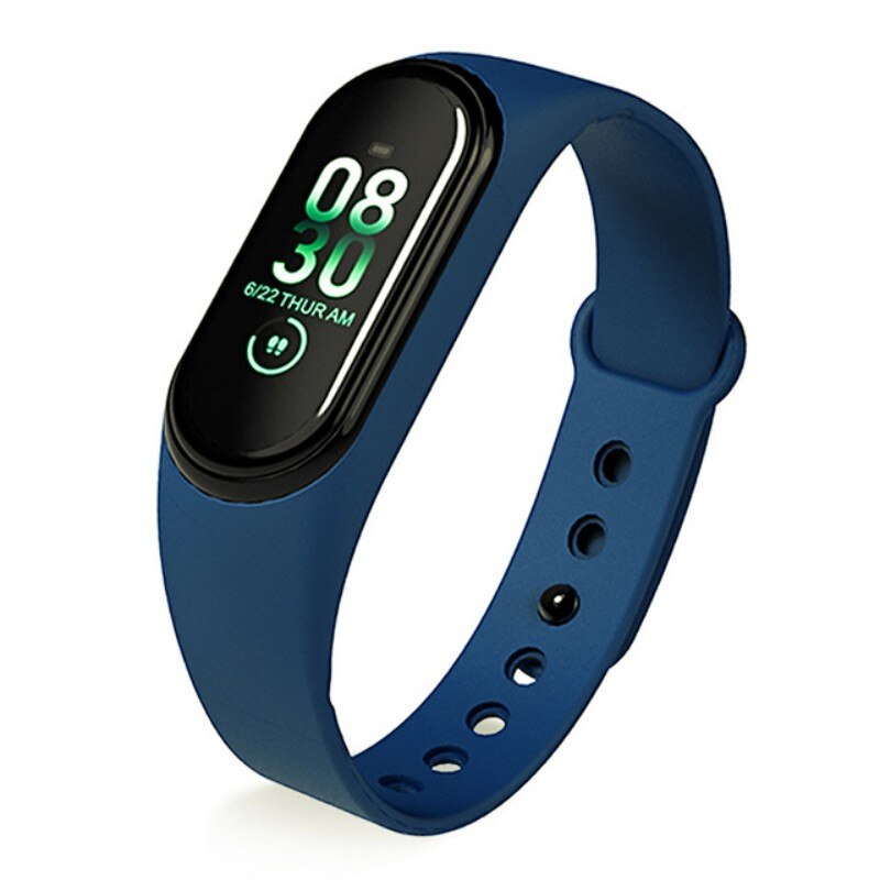 Bracelet podomètre intelligent, moniteur de pression artérielle et de fréquence cardiaque, bracelet de suivi sportif, montre de fitness, podomètre de sport b: L