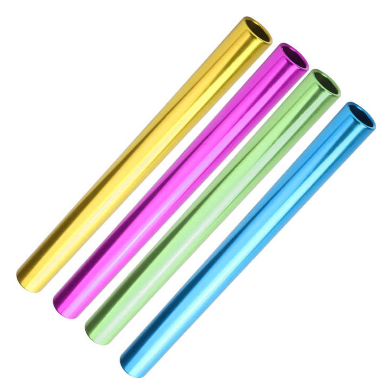 Track and Field Relay Batons Harmless Aluminum Relay for Match Running