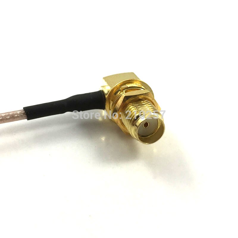 Cable de extensión RG178 de 5 piezas y 10 cm, Conector de ángulo recto SMA Jack a uFL/u.FL/IPX/IPEX, Cable Pigtail