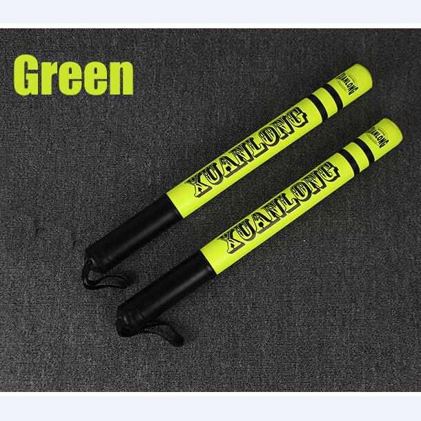 2 st 57cm boxning precisions träningspinnar stansning klubb mål handskar padder mål mma muay thailändska striderna träning verktyg: Grön