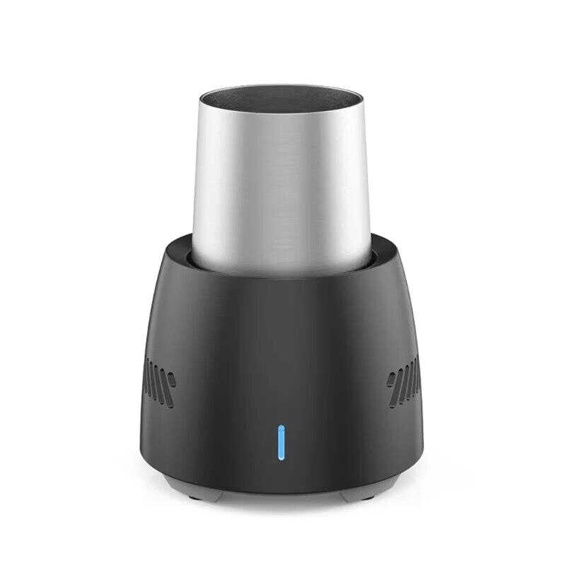 Car Cold Cup Freezing Cool portable Cup Drink Holder Beverage Can Cooler: Black