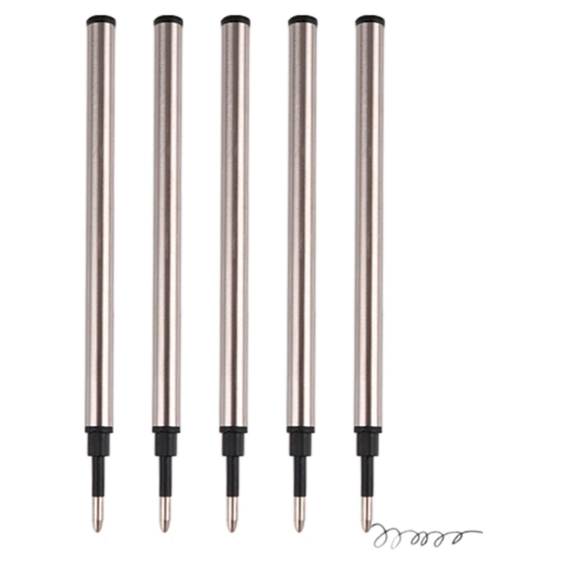 5pcs Ballpoint Pen Refills Replacement 0.5mm Blue Black Red Ink Color for School Office Stationery 1XCB