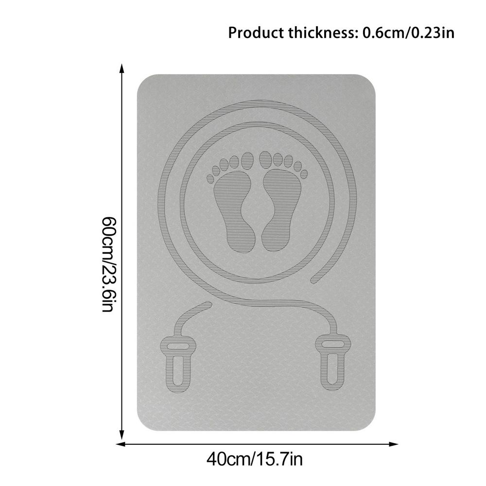 Anti-Lawaai Springtouw Mat Vloermatten Oefenen Schokabsorptie Yoga Mat Tpe Springmat Antislip Verdikking Yoga Fitness Matten