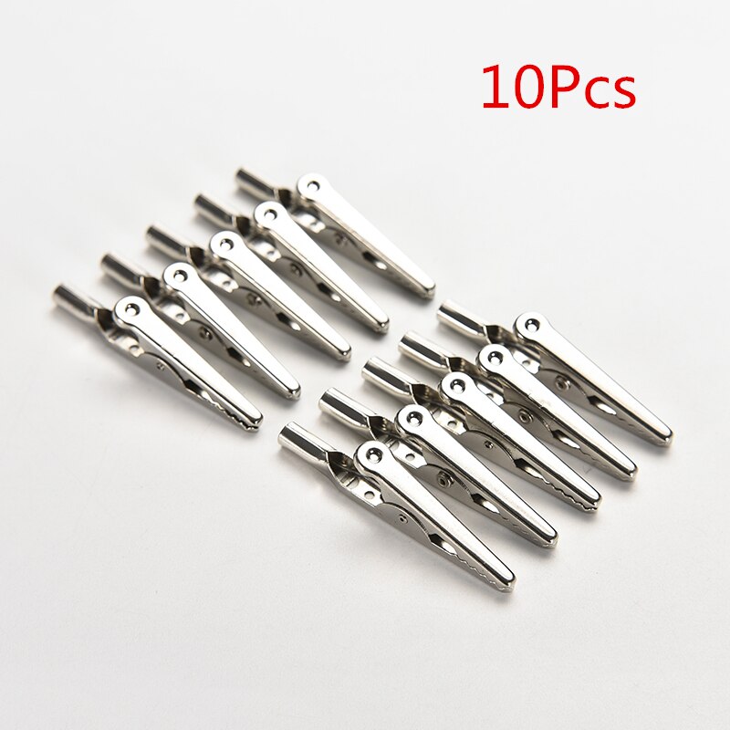 Multi Styles Metal Alligator Clips Power Cable Crocodile Test Clip For Multimeter Car Battery Test: Style 3