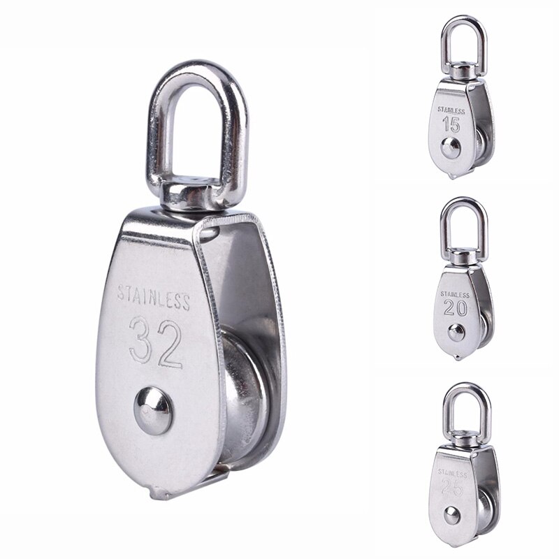 stainless steel single pulley/double pulley/lifting/travel wire pulley/traction pulley/wire rope pulley