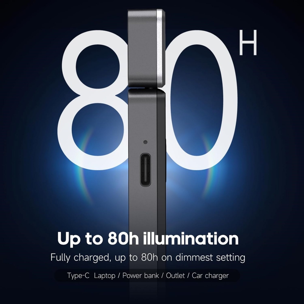 Usb-oppladbar klips-på ledet-leselampe bærbar mini-leseboklampe barneleselampe soveromsnattlampe boklampe