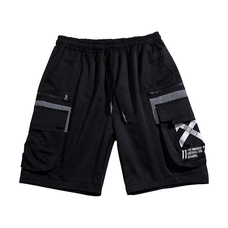 BYBB'S-pantalones de correr oscuros para Hombre Ropa Informal estilo Hip Hop para jogging, pantalones cortos extraíbles, pantalones Cargo para hombre, de verano, bolsillo XN73