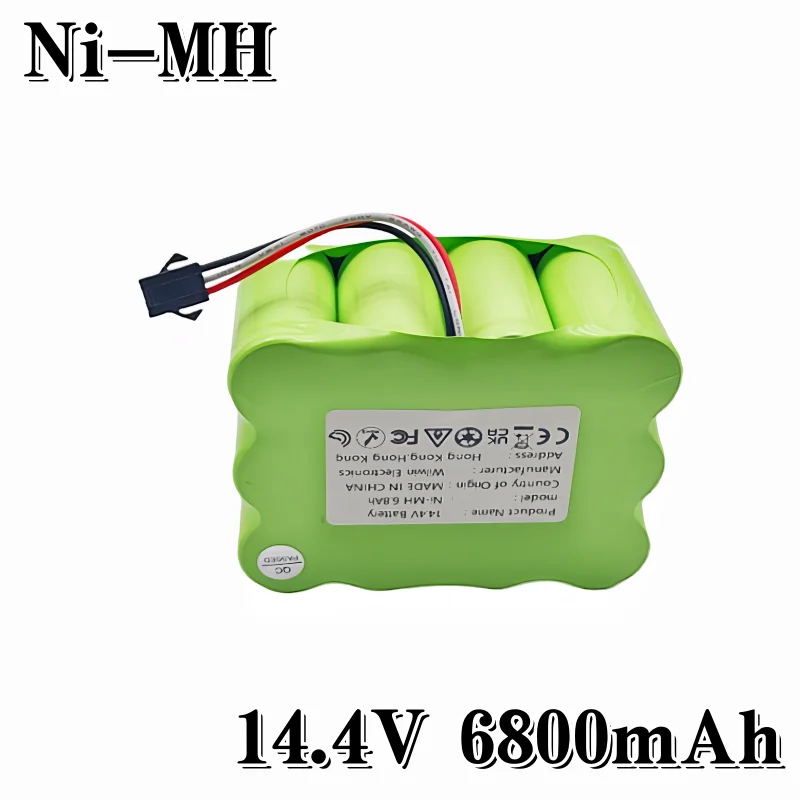 3800-12800 mAh Universal 14.4V SC Ni-Mh Battery｜Compatible with lpega, KV8 XR210/XR510 Robot Vacuums