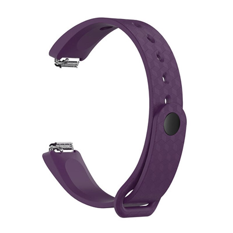 Silikonowy pasek do zegarka dla Fitbit inspirować inspirować HR Ace2 śledzenie aktywności opaska na nadgarstek bransoletka inteligentny zegarek na rękę opaska akcesoria: purple / S