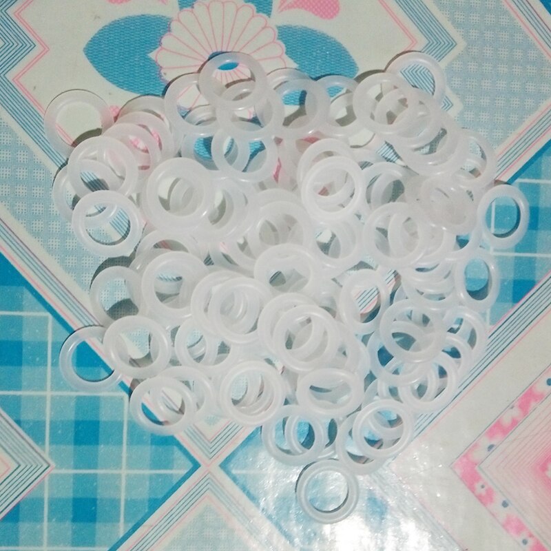 100pcs/Lot Practical Plastic Rings DIY Bags Strap Garment Weaving Supplies Handcraft Knitting Accessories Diameter 2cm