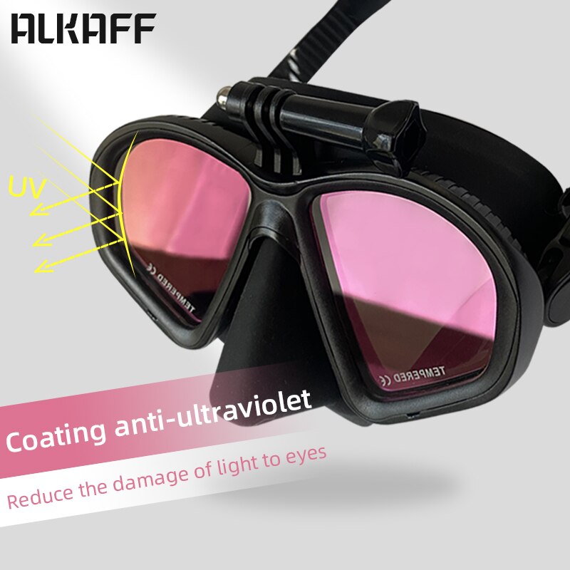 Lage Volume Gratis Duikbril Scuba Apparatuur Onderwater Volgelaatsmasker Gratis-Duik Bril Professionele Snorkelen Bril