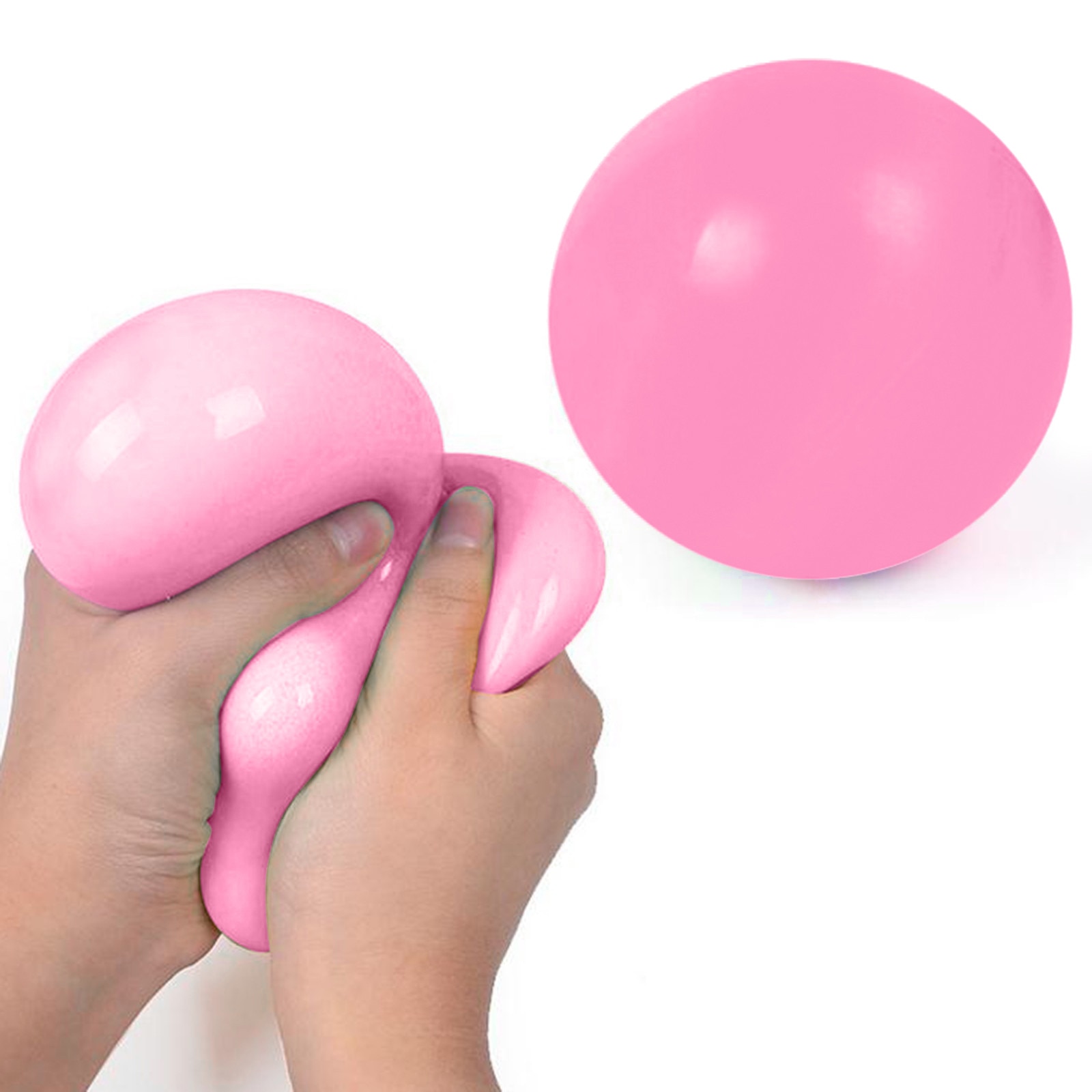 Rosa betonen Linderung Kugeln Zappeln Spielzeug für freundlicher Erwachsene betonen Ball Weiche Schaum TPR betonen Linderung squishy Ball einfache grübchen spielzeug