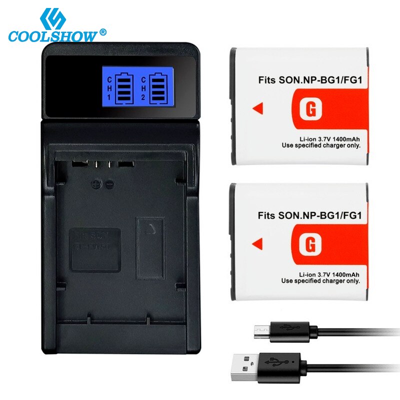 NP BG1 FG1 Battery for Sony Cyber-Shot DSC-W100 DSC-WX1 H3 H7 H9 H10 H20 H50 H55 DSC-T100 T20 NPBG1 NPFG1 1400mah Batterie