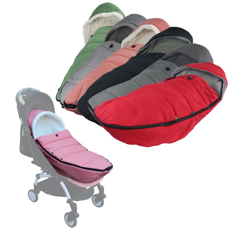 Universele Voet Mof Gezellig Tenen Schort Liner Buggy Kinderwagen Wandelwagen Paraplu Cover Winddicht Warme Gewatteerde Katoenen Pad Voor Yoyo yoya