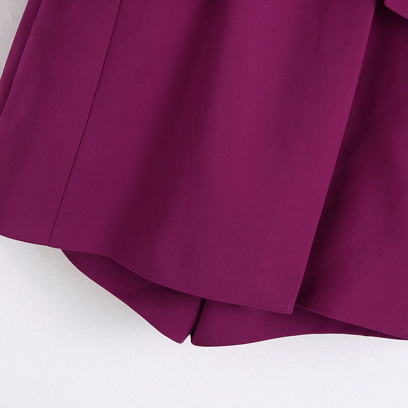 Malina solid fyrkantig krage jumpsuits kvinnor fick jumpsuit kvinnor långärmade korta jumpsuits kvinnliga damer