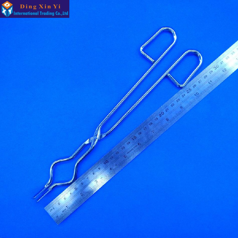 Pinzas de crisol de 30CM, proceso de chapado de cromo, laboratorio con las pinzas de crisol