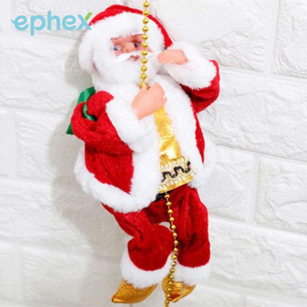 Feestelijke Kerst Pop Kerstman Pop Ornamenten Decoraties Decoratie Speelgoed Elektrische Pluche Elektrische Kerstman Thuis