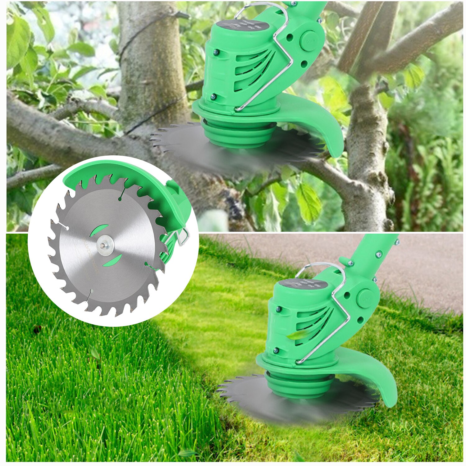 6" 150mm 24 Teeth Lawn Mower Circular Metal Saw Blade Round Saw Cutter Electric Weeder Accessory for Garden Agriculture Use