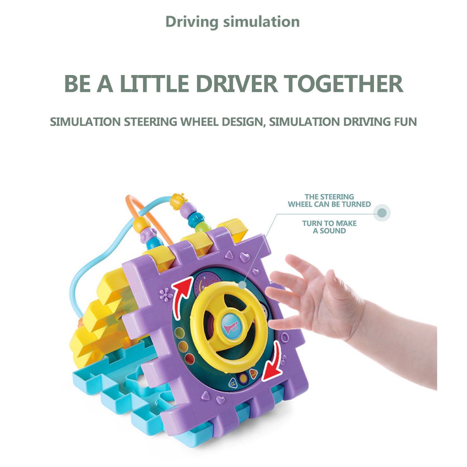 6 In 1 Multifunctionele Leren Cubes Muziek Speelgoed Cubes Baby Speelgoed Kinderen Bouwsteen Speelgoed Игрушки Для Детей