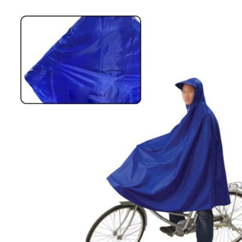 Bluecycling regntæt regnfrakke cykel cykel poncho regnkappe gear til audts