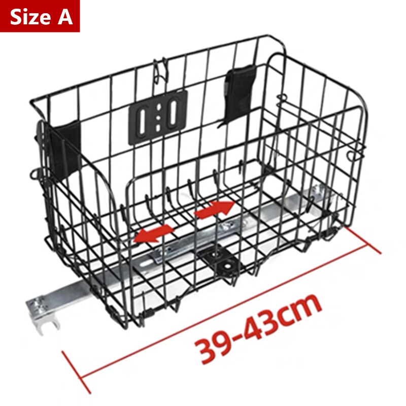 JayCreer Universal Folding Rear Basket For Wheelchairs,Scooters: Size A