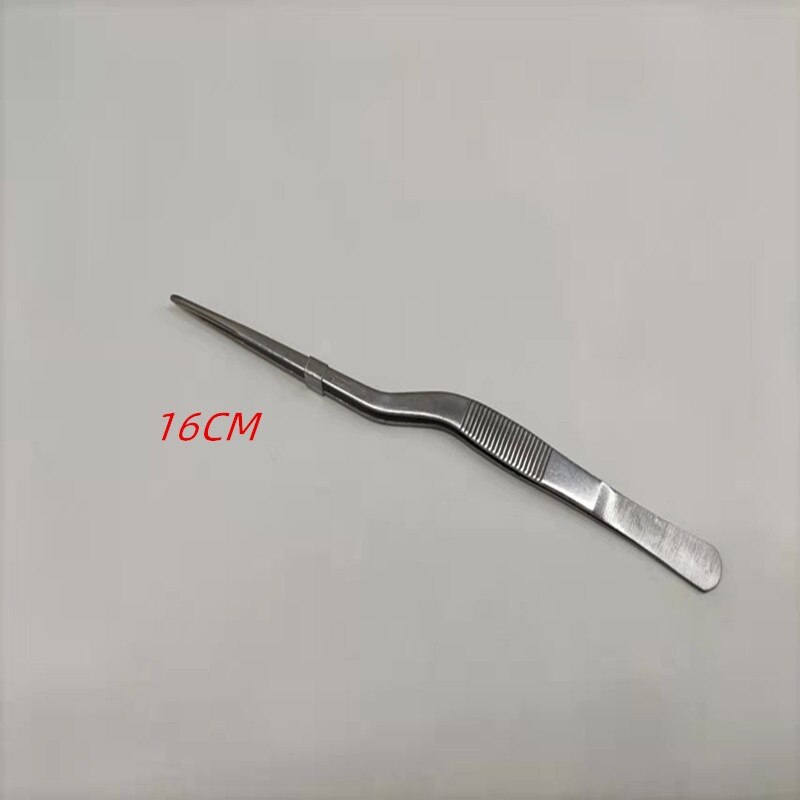 Keuken Tang Keukengerei Bbq Tweezer Voedsel Clip Keuken Chief Tang Rvs Draagbare Voor Picknick Barbecue Koken: 16CM