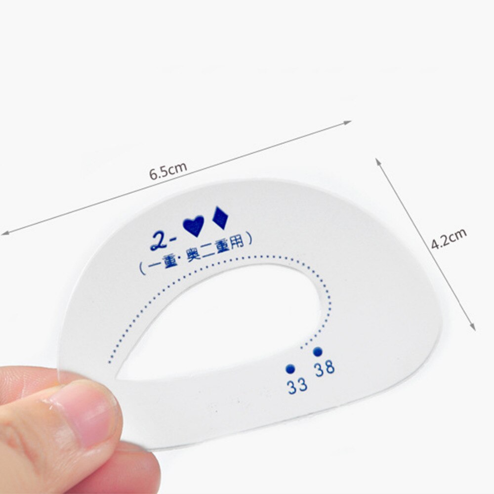 DIY Beauty Tool Eyes Makeup Template Card Easy Quick Make Up Shaping Guide Eyeshadow Stencil 6pcs/set Cosmetic Groom Steps Model