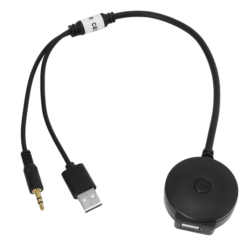 Bezprzewodowa Bluetooth audio AUX i muzyki z USB kabel adapter dla BMW mini bednarz