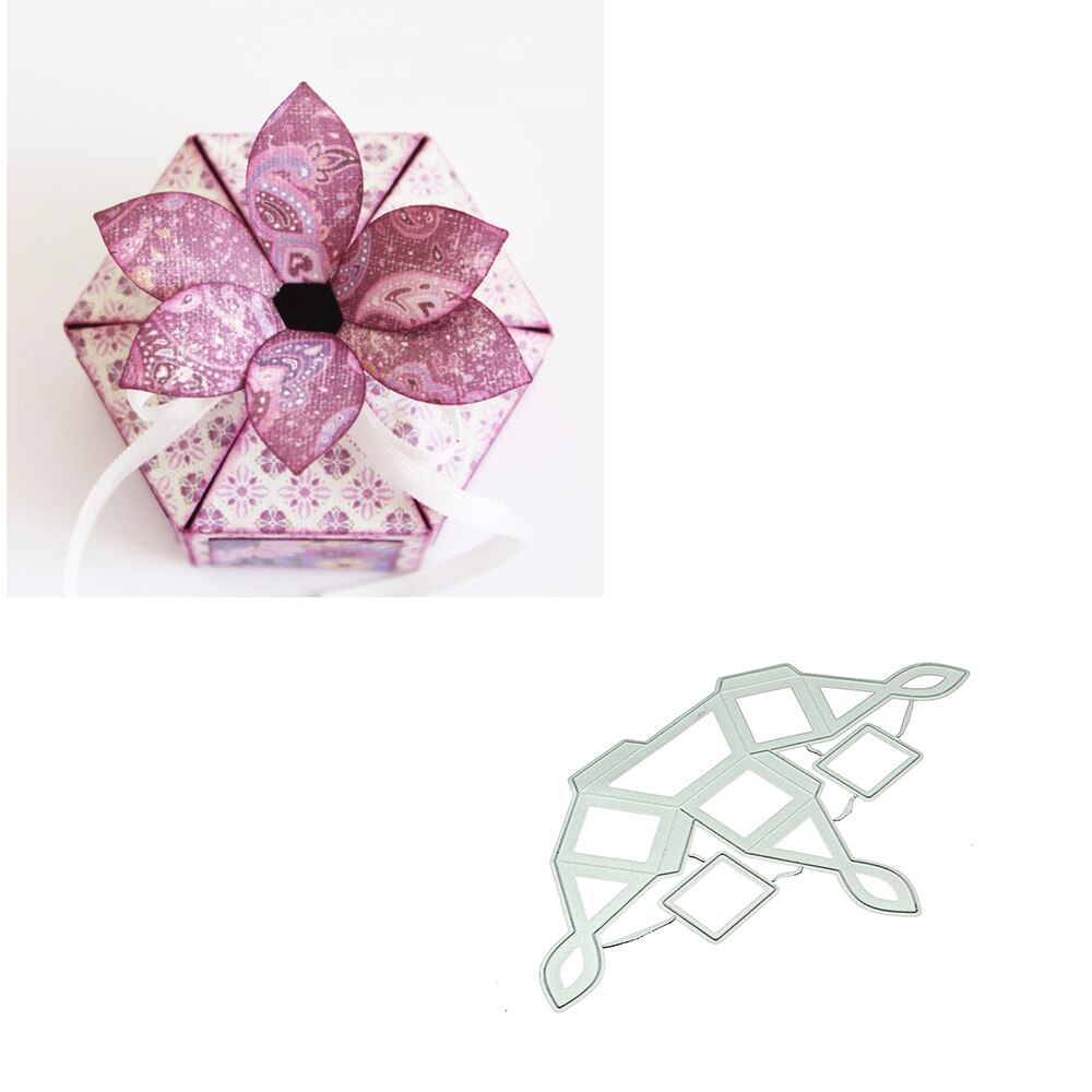 DIY Candy Box Die Cutting Template DIY Cutting Dies Wedding Craft Box Accessiory: Default Title