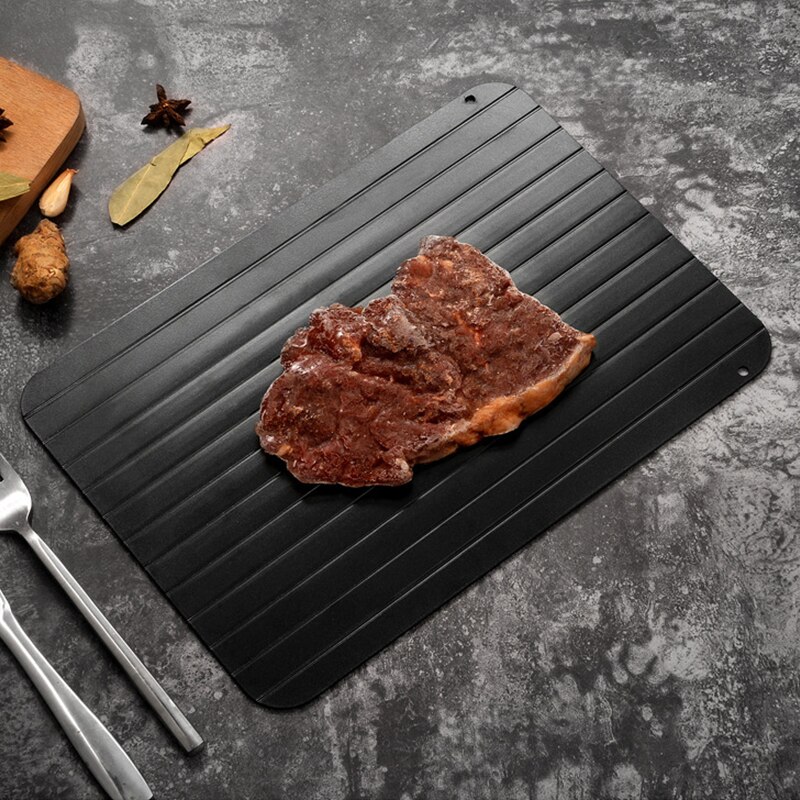 Plaques de décongélation pour viande, fruits de mer, décongélation rapide, plateaux pour aliments, outils de décongélation pour Steak