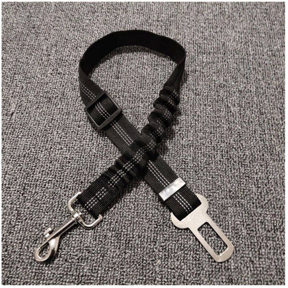 Huisdier Producten Universele Praktische Kat Hond Veiligheid Verstelbare Autogordel Harness Leash Puppy Seat-Riem Reizen Clip Strap leads: Black-2