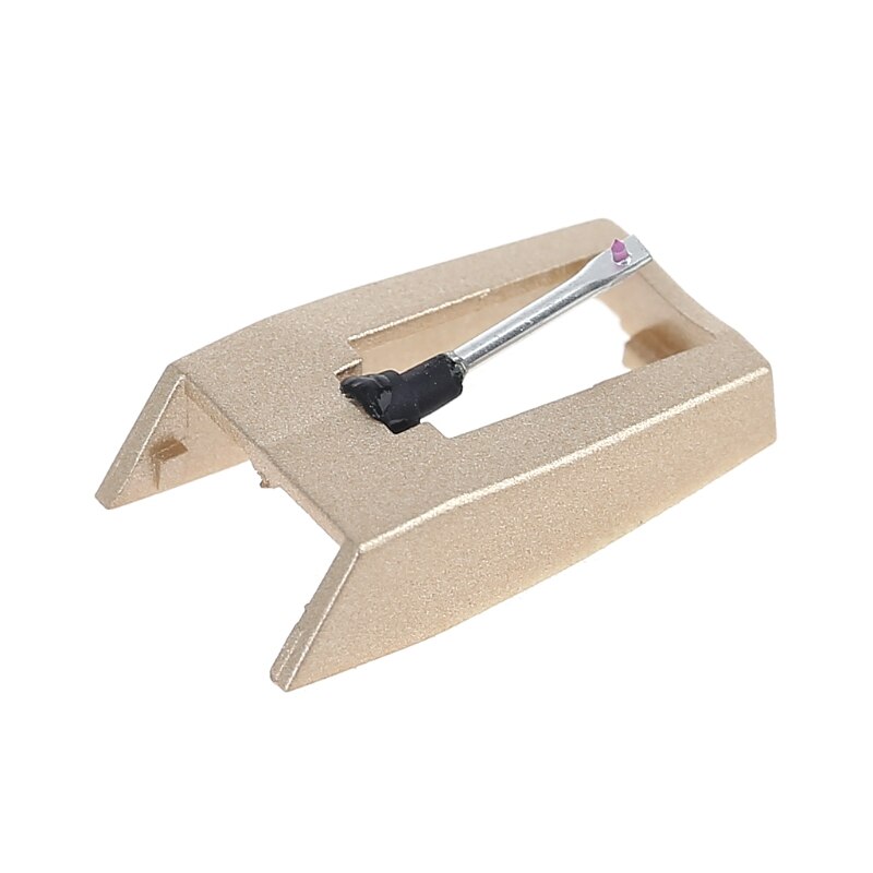 2 Stuks Diamond Vervanging Stylus Platenspeler Naald Voor Lp Draaitafel Fonograaf Platenspeler Grammofoon Accessoires Gouden
