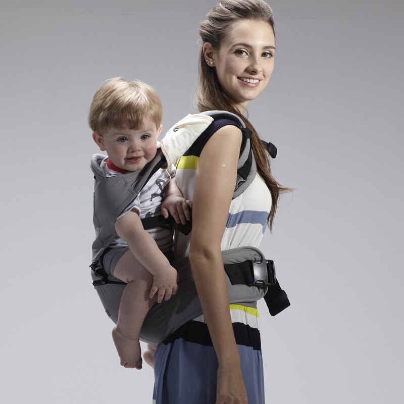 Porte-bébé multifonction d'hiver aiebao avec repose-taille dorsal