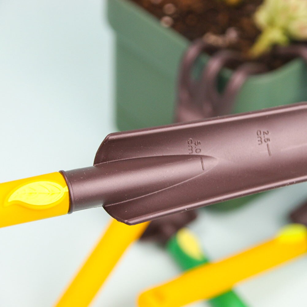 3pcs Kids Gardening Tools Kit Plastic Safe Gardening Tools Trowel Rake Shovel SMD66