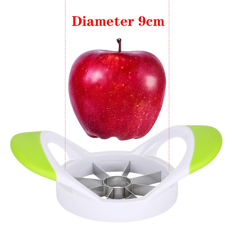 Cortador de manzanas para cocina, utensilio divisor de fruta y pera, mango cómodo para pelador de manzana de cocina, artículos diarios para el hogar