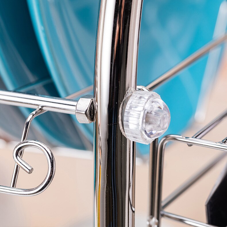 Égouttoir en acier inoxydable 304 pour vaisselle, étagère de séchage des assiettes, organisateur de cuisine, support de rangement