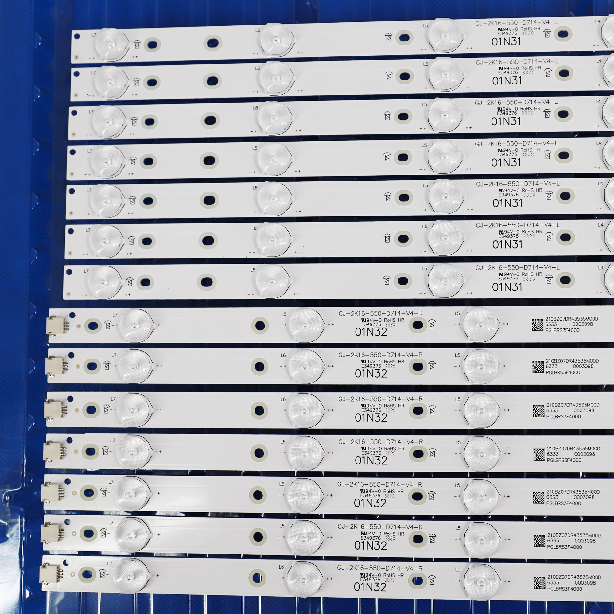 Led strip til 55 pff 5701 55 pus 6501 lb55072 55 pus 6561 55 pus 6581 55 pus 6101 55 puh 6101 55 pus 6401 55 pus 7272 gj-2 k 16-550-d714-v4- l r