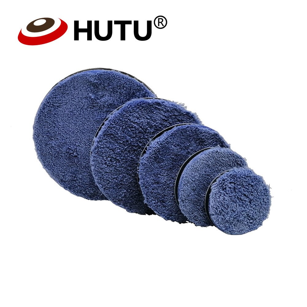 3/4/5/6/7 zoll Mikrofaser Polieren Pad Polieren Buffer Pads Polieren Pad Kits Micro faser Für DA/RO Auto Polierer Pack 10