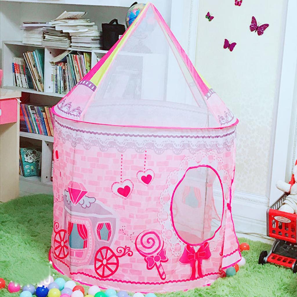 Opvouwbare Kids Peuters Speeltent Fantasy Roze Yurt Nursery Strand Speelgoed Leuke