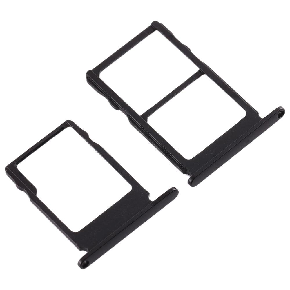 SIM Card Tray + SIM Card Tray + Micro SD Card Tray for Nokia 5 / N5 TA-1024 TA-1027 TA-1044 TA-1053: Black